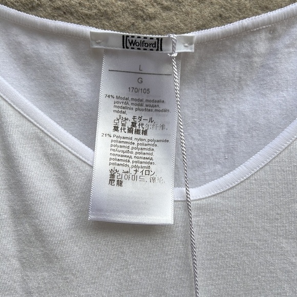 Wolford Viscose String Bodysuit - White - Size L - Picture 5 of 9